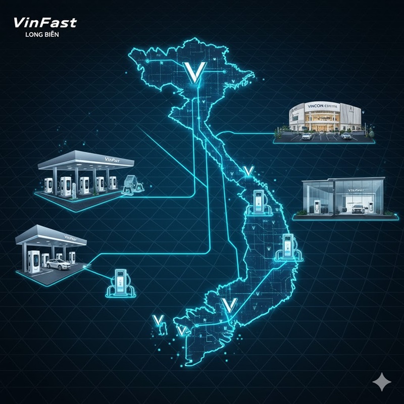 Maps sạc VinFast 