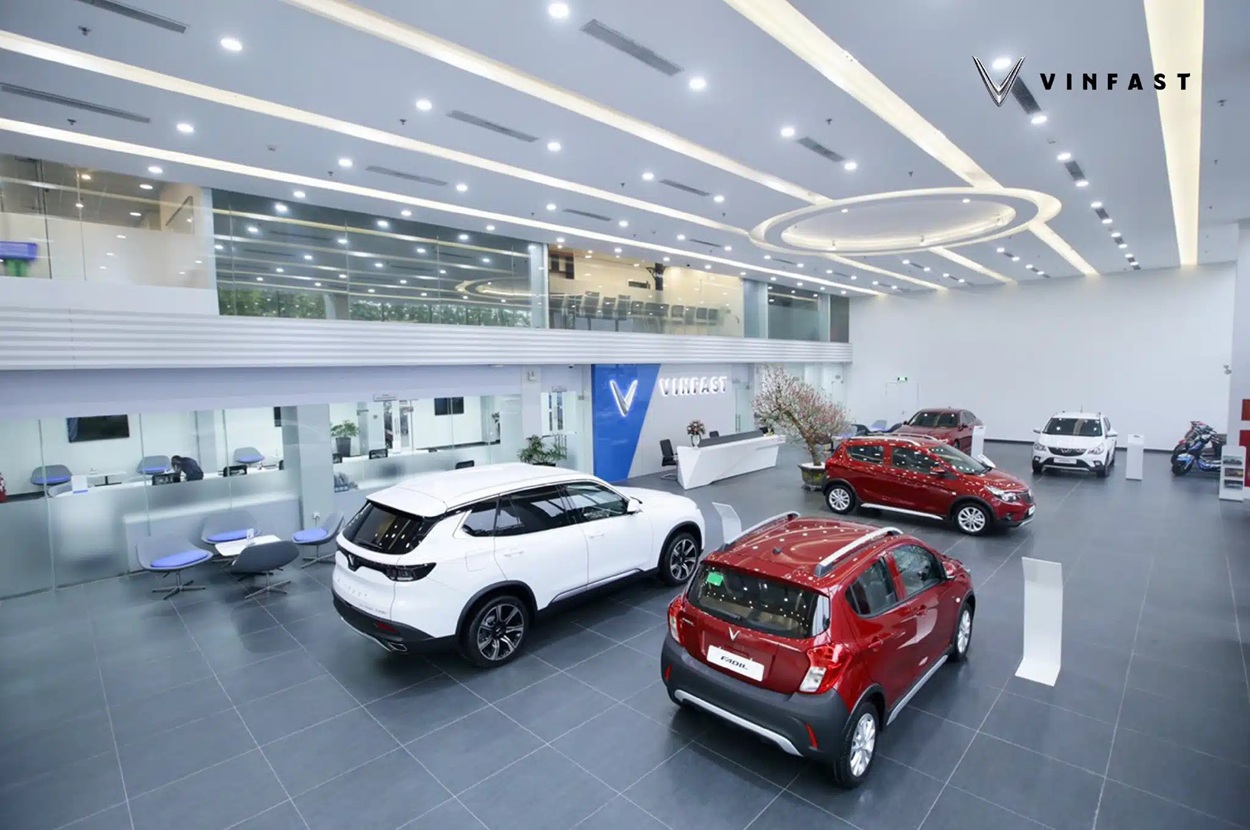 Bên trong Showroom Vinfast Hà Nội